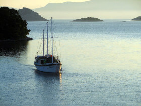 veliero a Mljet