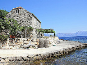 casa in pietra a Kozarica - isola Mljet