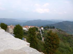 Motovun vista panoramica