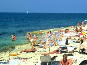 Monsenza Rovigno spiaggia per nudisti