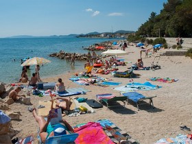 spiaggia del campeggio Repoca