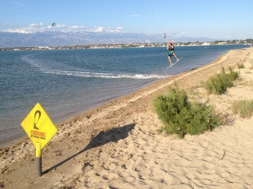 kitesurf a Nin