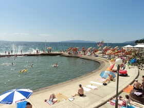 spiaggia Slatina a Opatija