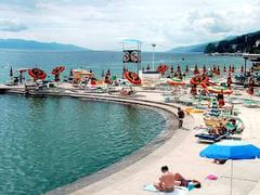 spiaggia a Opatija