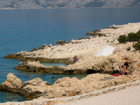 spiagge rocciose a Pag