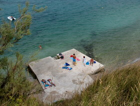 spiagge terrazzate e Pag