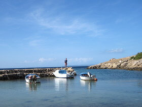 isola Pag spiaggia