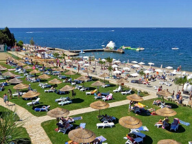 spiaggia Borik a Parenzo