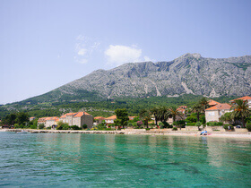 Orebic sulla penisola di Peljesac