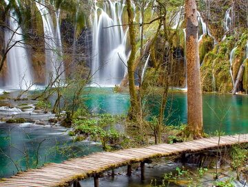 le passerelle di Plitivce