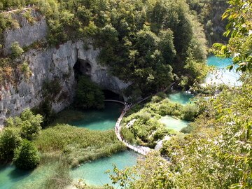 iesplorazione dei laghi di Plitvice