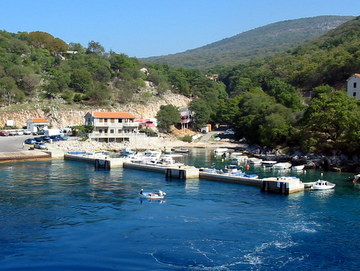 isola Cres porto di Porozina