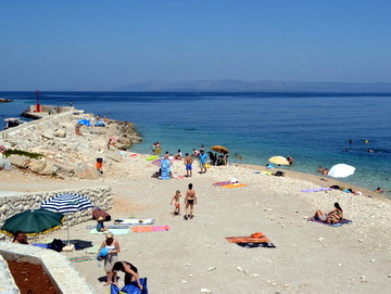 spiaggia cittadina di Prigradica