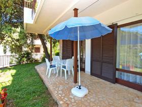 terrazza dell'appartamento a Rabac