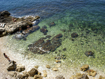 spiaggia Monte a Rovigno