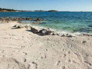 spiaggia Amarin a Rovigno