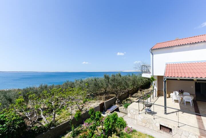 vista mare da casa Antizza