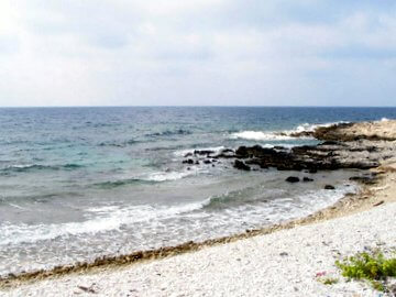 Spiaggia di Lopata lato occidentale