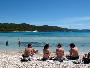 Spiaggia Sakarun a Dugi Otok