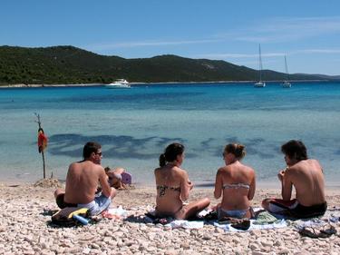 Spiaggia Sakarun isola Dugi Otok