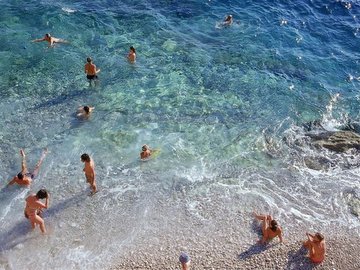 spiaggia Mala Draga a Sisan