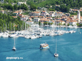 marina di Skradin in Dalmazia