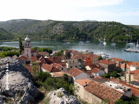 Skradin borgo sul foce del fiume Krka