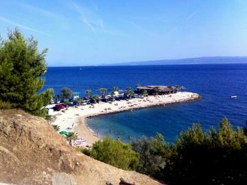 spiaggia Kastelet a Spalato