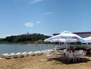 vista mare e spiaggia dal ristorante Zorro