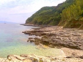 baia a Susak di agosto