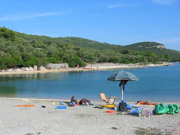 spiaggia Lamjana vicino a Preko