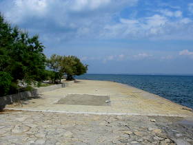 spiaggia dell'Hotel Ugljan