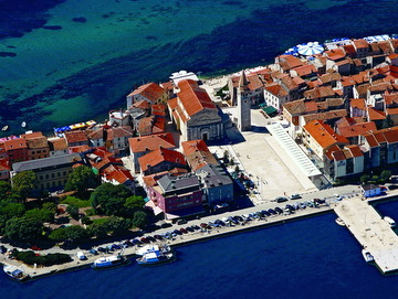 la città di Umag nella penisola Istriana