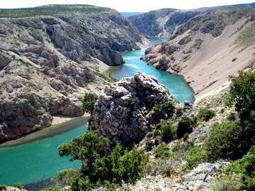 fiume Zrmanja nel Parco Naturale Velebit