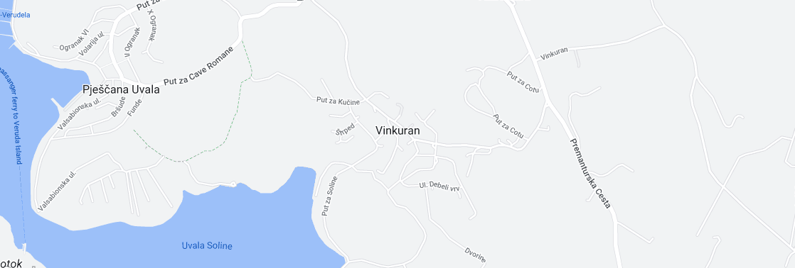 Vinkuran cartina