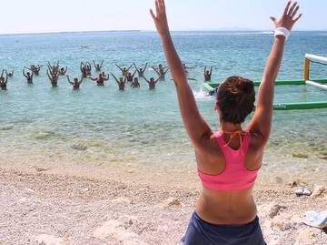 animazione sulla spiaggia Jadro