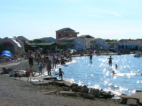 Spiaggia sull'isola Vir