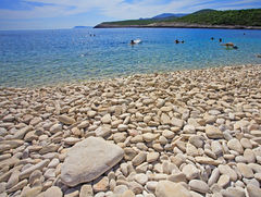 i ciottoli della spiaggia Srebrna