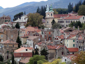 il centro storico di Volosko