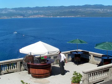 Terrazza del ristorante Nada a Vrbnik